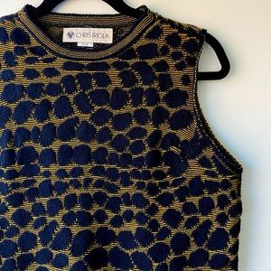 Chris Triola sleeveless knit top